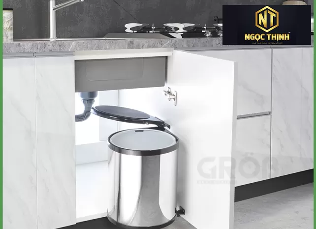 Thùng Rác Tròn tại Bến Sắn